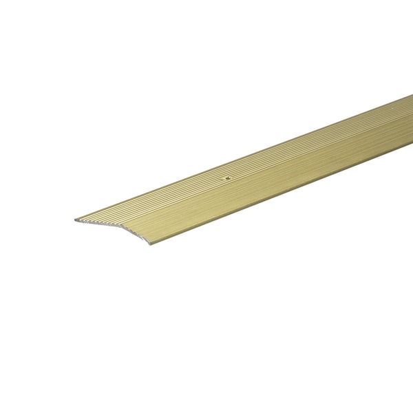 Frost King Frost King 2 in. W X 72 in. L Satin Gold Aluminum Carpet Joiner H1591FB6A - main
